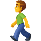 man-walking Emoji facebook