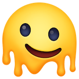 melting-face Emoji facebook