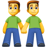 men-holding-hands Emoji facebook