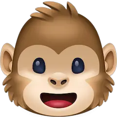 Muso di scimmia Emoji Facebook