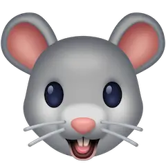 Mouse Face Emoji on Facebook