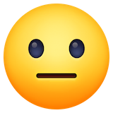 neutral-face Emoji facebook