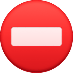 Prohibido el paso Emoji Facebook