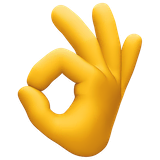 ok-hand Emoji facebook