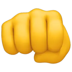 👊 Oncoming Fist Emoji on Facebook