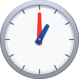one-oclock Emoji facebook