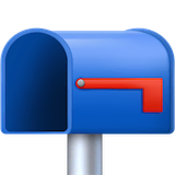 open-mailbox-with-lowered-flag Emoji facebook