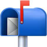 open-mailbox-with-raised-flag Emoji facebook