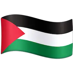 Flagge der Palästinensischen Gebiete Emoji Facebook