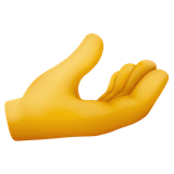 palm-up-hand Emoji facebook