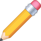 pencil Emoji facebook