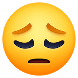 pensive-face Emoji facebook