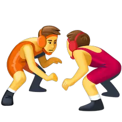 People Wrestling on Facebook