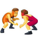 people-wrestling Emoji facebook