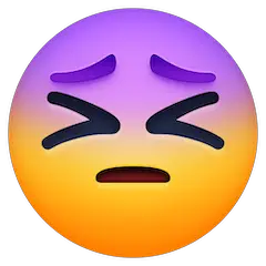 Leidendes Gesicht Emoji Facebook