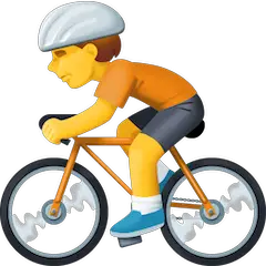 🚴 Person Biking Emoji on Facebook
