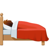 person-in-bed Emoji facebook