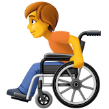 person-in-manual-wheelchair Emoji facebook