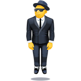 person-in-suit-levitating Emoji facebook