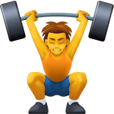 person-lifting-weights Emoji facebook