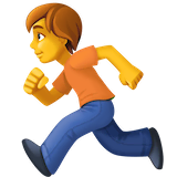 person-running Emoji facebook