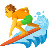 person-surfing Emoji facebook