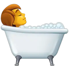 Persona che fa il bagno Emoji Facebook