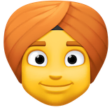 person-wearing-turban Emoji facebook