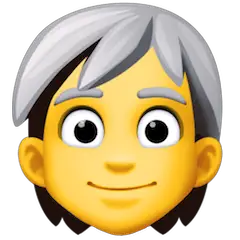 Person: White Hair on Facebook