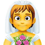 person-with-veil Emoji facebook