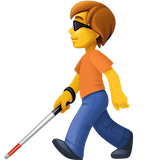 person-with-white-cane Emoji facebook