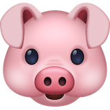 pig-face Emoji facebook