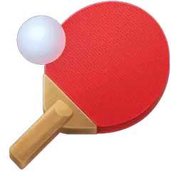 🏓 Racchetta e pallina da ping pong Emoji su Facebook