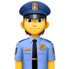 Officier de police Émoji Facebook