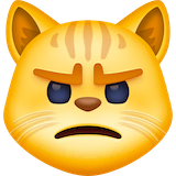 pouting-cat Emoji facebook