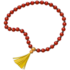 Prayer Beads Emoji on Facebook