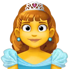 Princess Emoji on Facebook