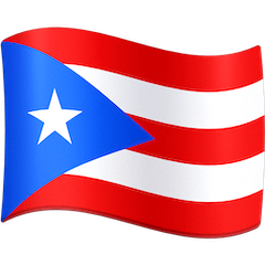 Flagge von Puerto Rico Emoji Facebook