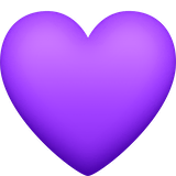 purple-heart Emoji facebook