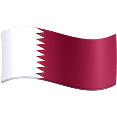 Flagge von Katar Emoji Facebook