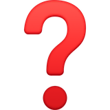 question-mark Emoji facebook