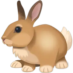 Rabbit Emoji on Facebook