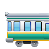 railway-car Emoji facebook