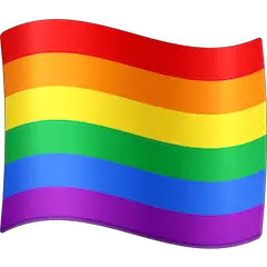 Радужный флаг Эмодзи на Facebook
