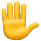 raised-hand Emoji facebook