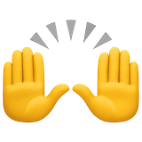 raising-hands Emoji facebook