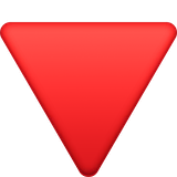 red-triangle-pointed-down Emoji facebook