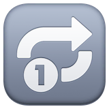 repeat-single-button Emoji facebook