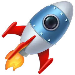 Rocket Emoji on Facebook