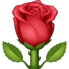 Rose Emoji on Facebook